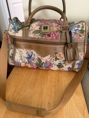 Vintage Cottagecore Grandmacore Leisure   floral Tapestry Weekender Bag